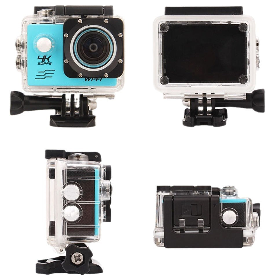 Gridlio 4K Action Camera — Waterproof, 170° Wide Angle & 2.4G Remote