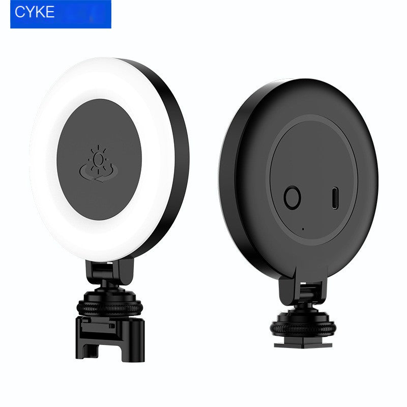 Gridlio Mini LED Fill Light — Portable Ring Light for Selfies, Vlogs & Streaming