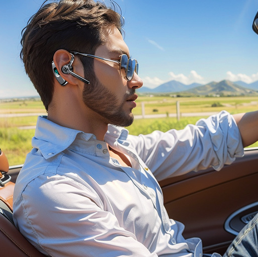Gridlio V600 Wireless Bluetooth Earphones — Long Battery, Type-C Charging, 3 Colors