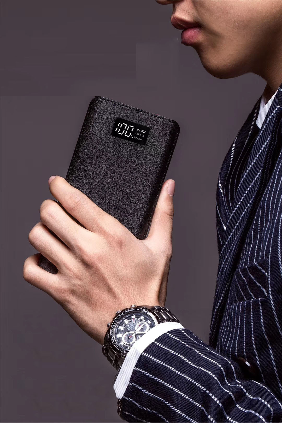 Gridlio M9 20000mAh Power Bank — 4 USB Ports, Fast Charge, Travel Ready