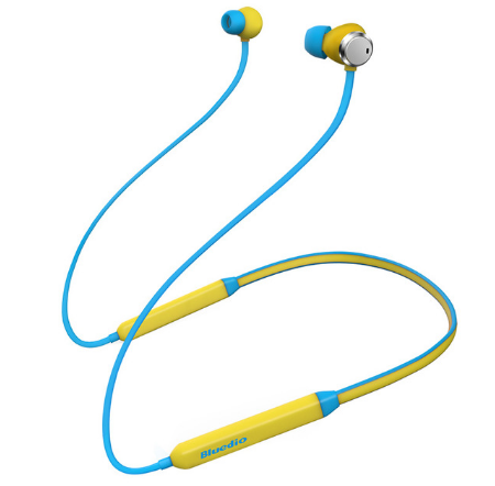 Gridlio Bluedio TN ANC Neckband Earphones — 12Hr Battery, 90% Noise Cancelling, Magnetic