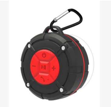 Gridlio Waterproof Wireless Speaker — Suction Mount, 7 Light Modes & Big Sound