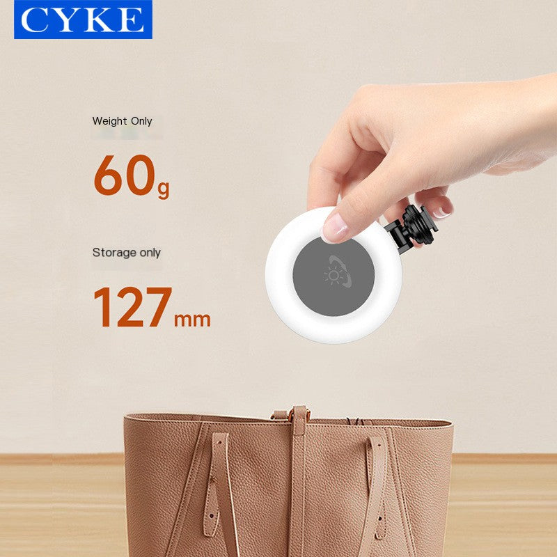 Gridlio Mini LED Fill Light — Portable Ring Light for Selfies, Vlogs & Streaming