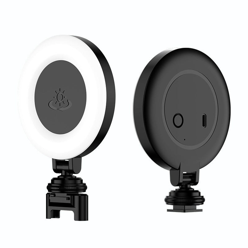 Gridlio Mini LED Fill Light — Portable Ring Light for Selfies, Vlogs & Streaming