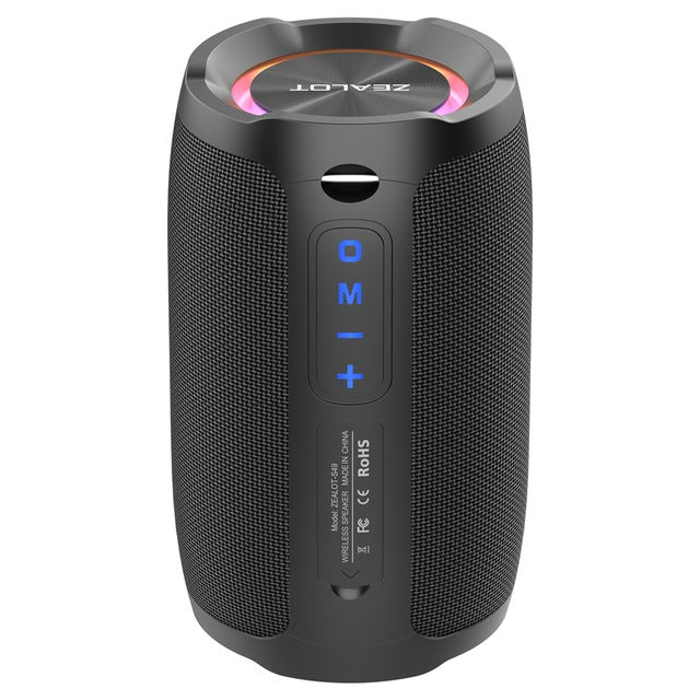 Gridlio Zealot S49 20W Portable Bluetooth Speaker — 360° Sound, IPX6 Waterproof