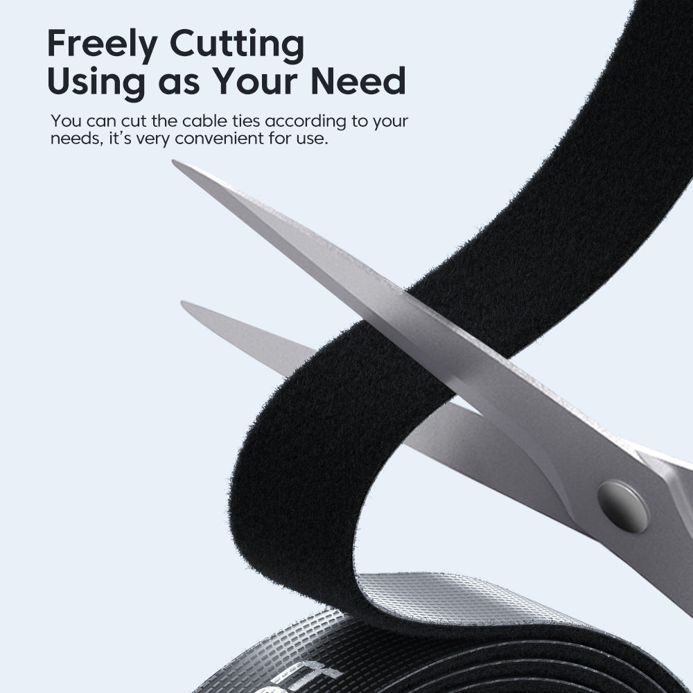 Gridlio Toocki Velcro Cable Tie — Tangle-Free Phone & Data Cable Organizer