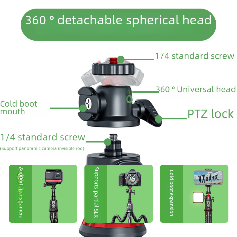 Gridlio Flexible Octopus Tripod — Wraps Anywhere, Shoots Everywhere