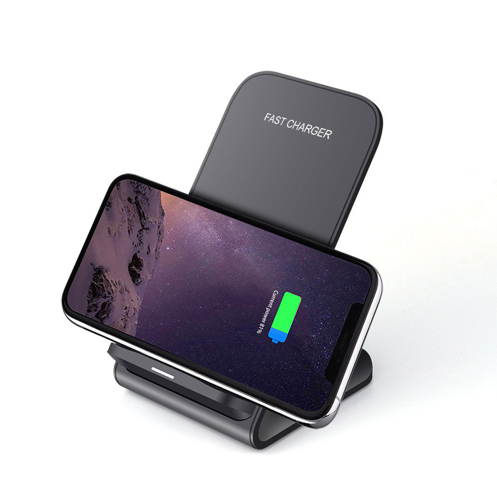 Gridlio 15W Wireless Charger — Fast Qi Charging for iPhone & Android, Type-C