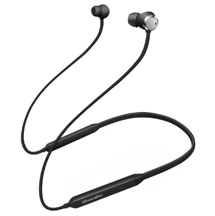 Gridlio Bluedio TN ANC Neckband Earphones — 12Hr Battery, 90% Noise Cancelling, Magnetic