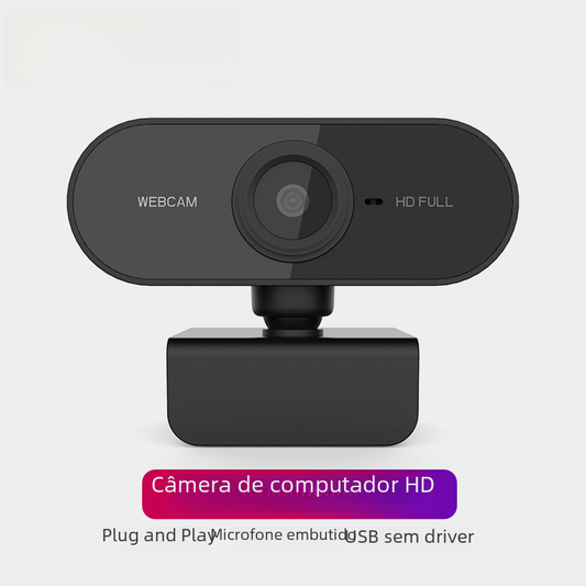 Gridlio 2K HD USB Webcam — 1080p, Autofocus, Plug & Play for Meetings & Streaming