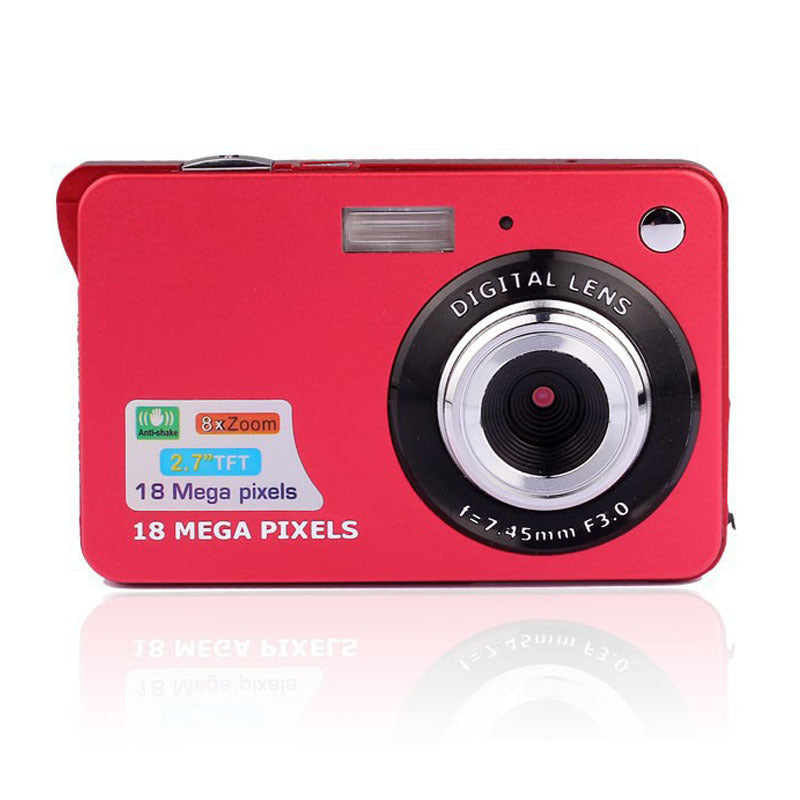 Gridlio DC530 Digital Camera — 18MP, HD Video, Slim Aluminum Design